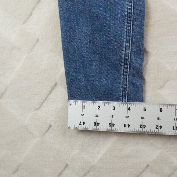 AGOLDE Nico High-Rise Skinny Jeans Womens 25 Button Fly Blue Denim - Picture 9 of 11